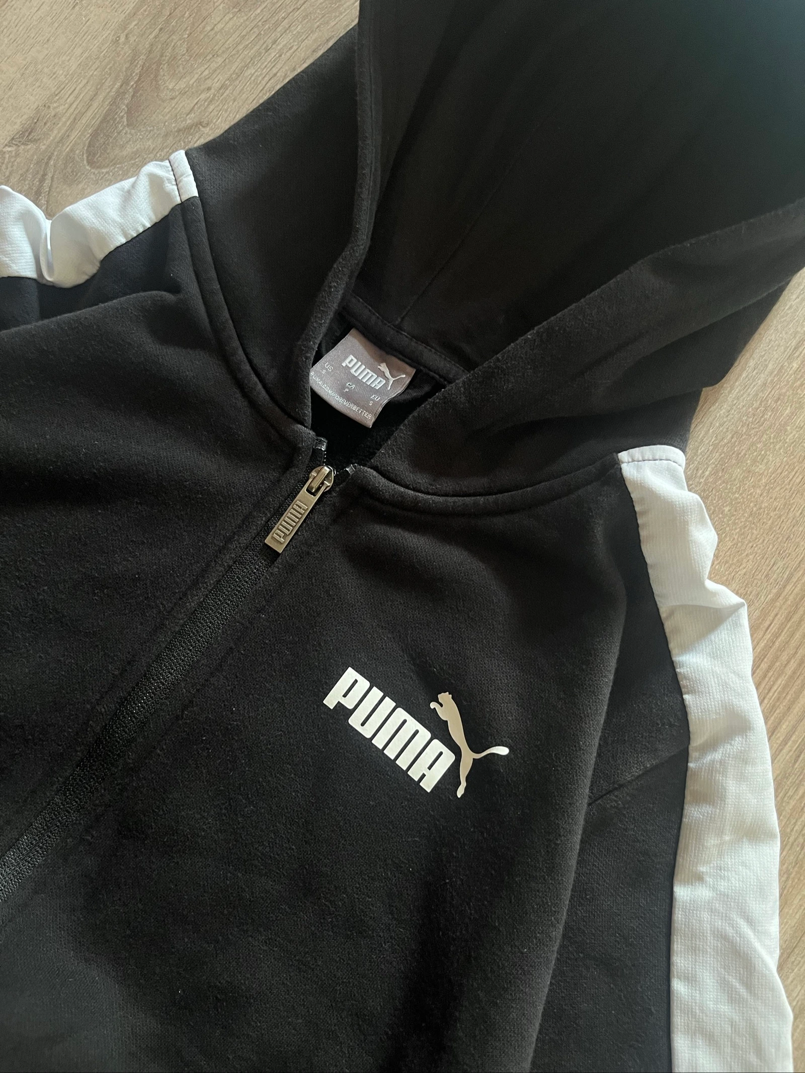 Puma Hoodie Sweatshirt Logo Vintage Y2K Archive Streetwear Sportswear Essential Unisex  – photo 3